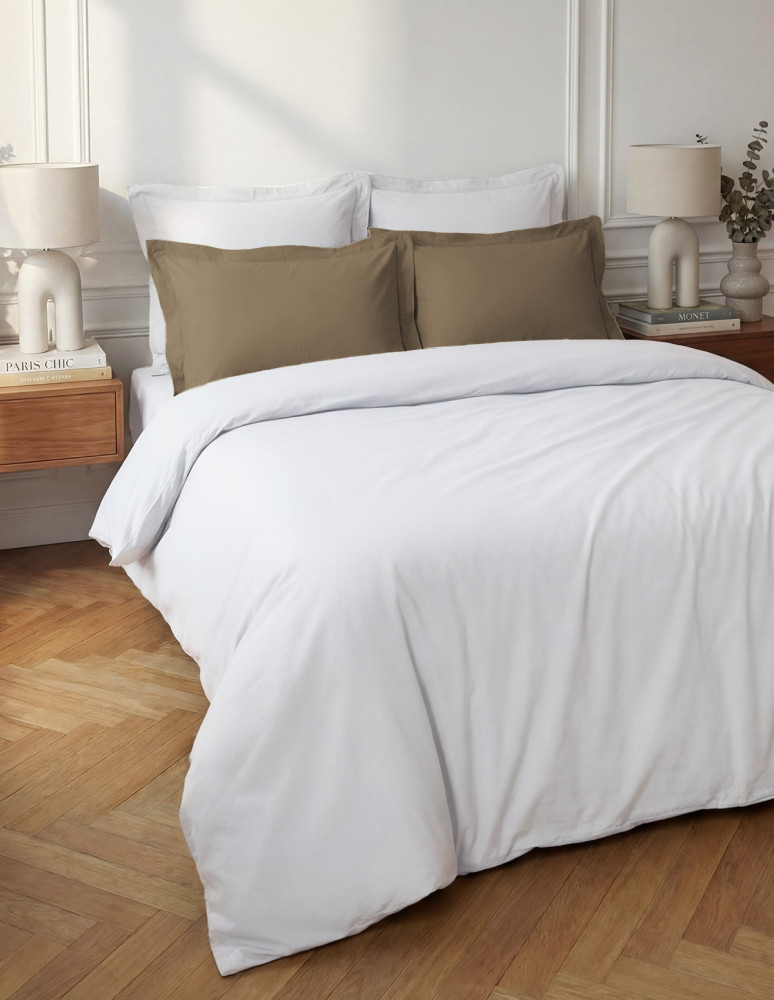 Housse de couette en percale coton...