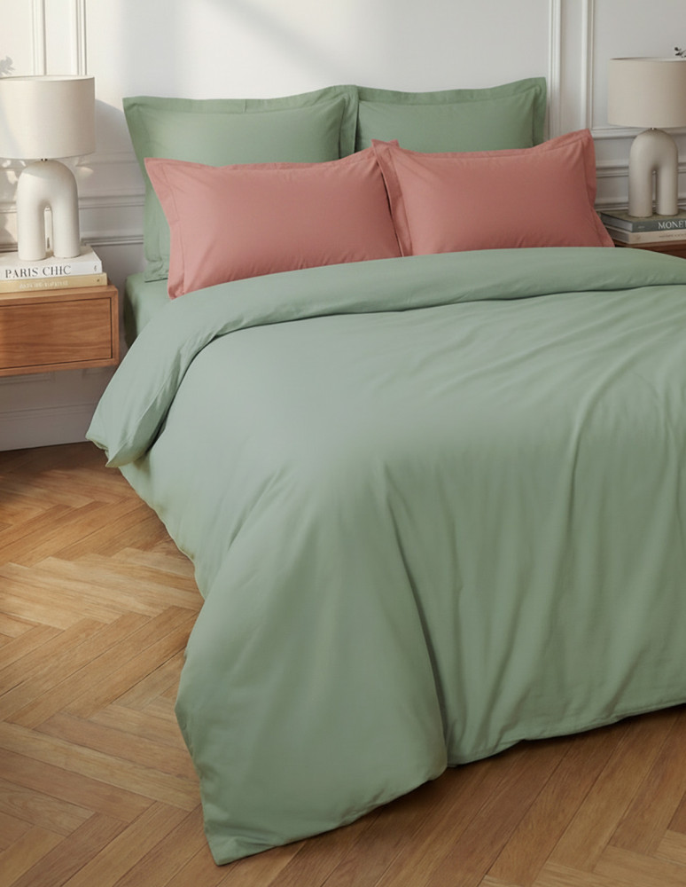 Housse de couette en percale coton...