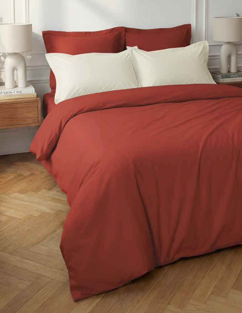 Housse de couette en percale coton...
