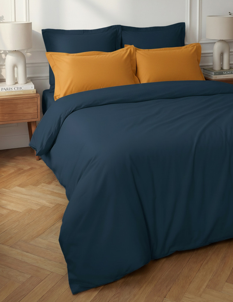 Housse de couette en percale coton...