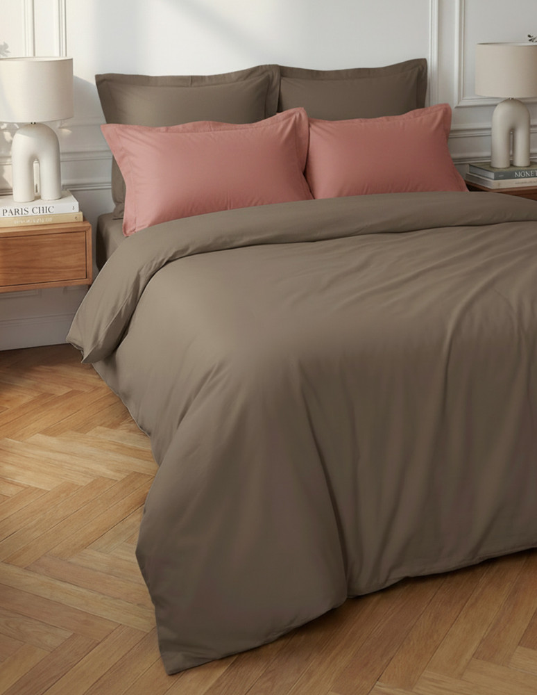 Housse de couette en percale coton...