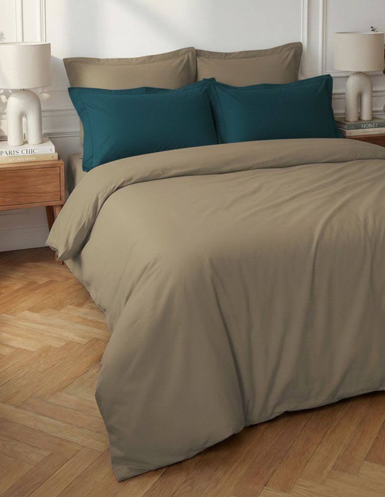 Housse de couette en percale coton...