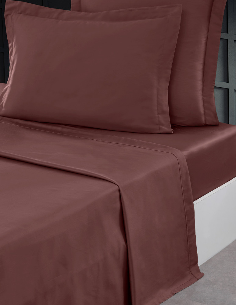 Parure drap plat + 2 taies 65x65 cm...