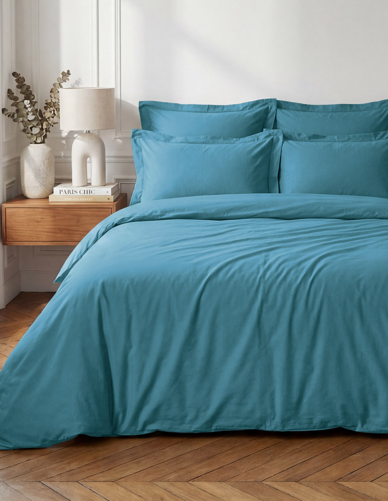 Housse de couette en percale coton...