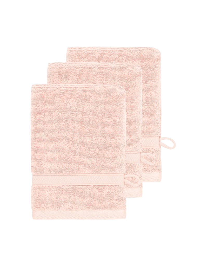 Lot de 3 gants de toilette 600 g/m²...
