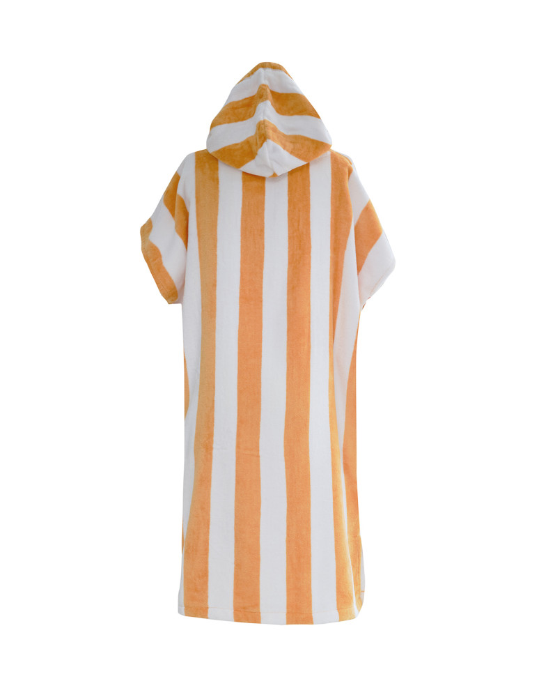 Poncho de plage adulte velours rayé...