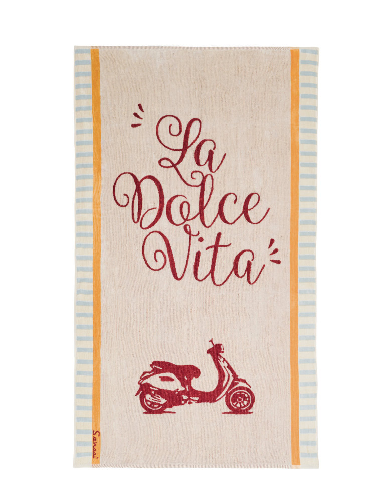 Serviette de plage velours 100x180 cm...