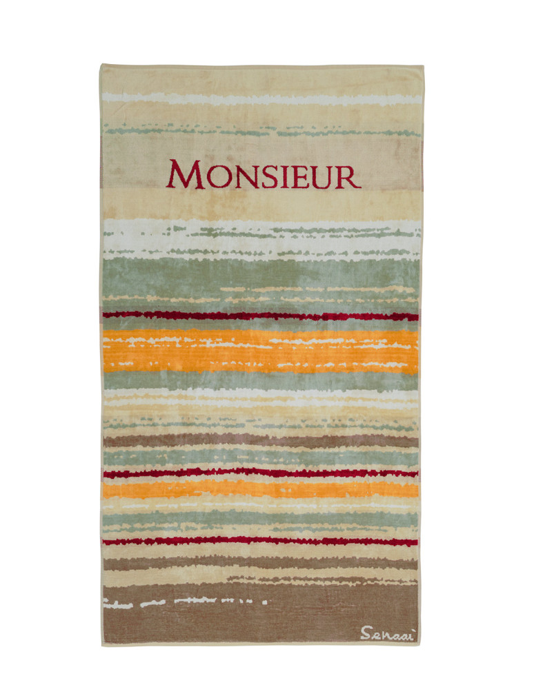Serviette de plage velours 100x180 cm...