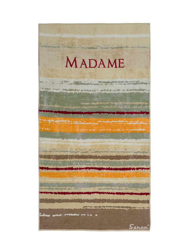 Serviette de plage velours 100x180 cm...