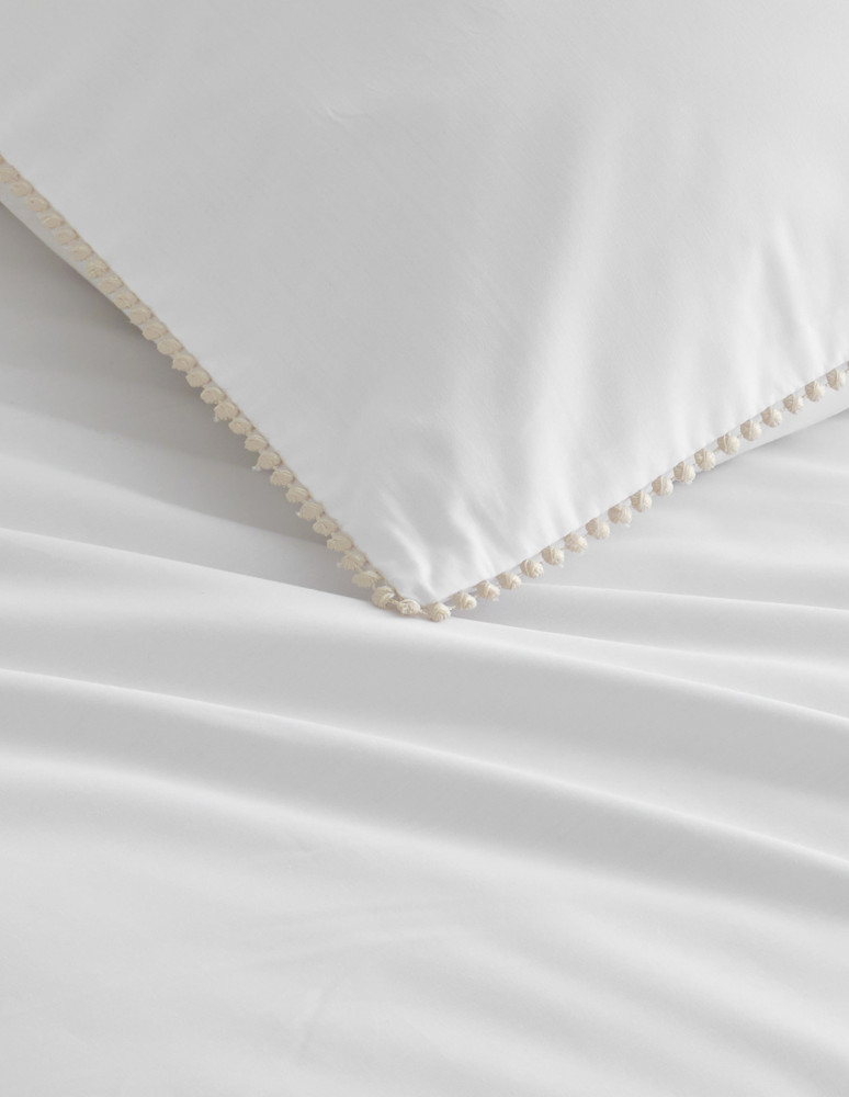 Lot de 2 taies d'oreillers percale...