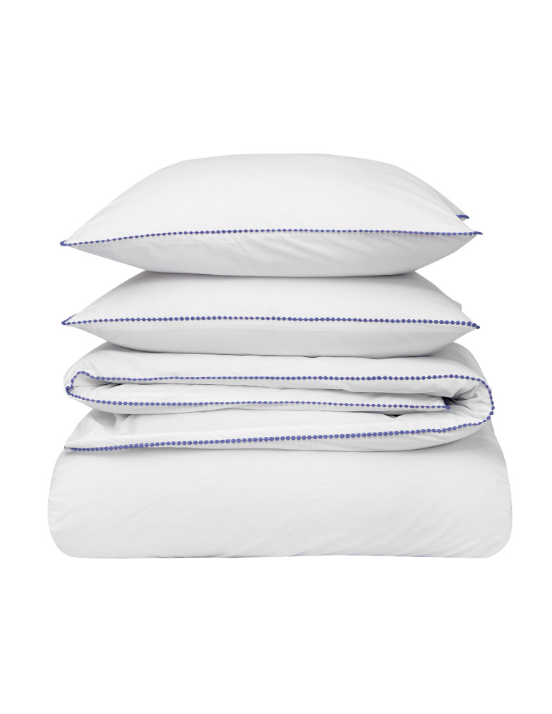 Housse de couette percale coton avec...