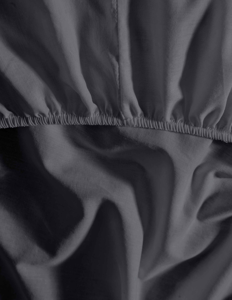 Lot de 2 draps housse flanelle coton...