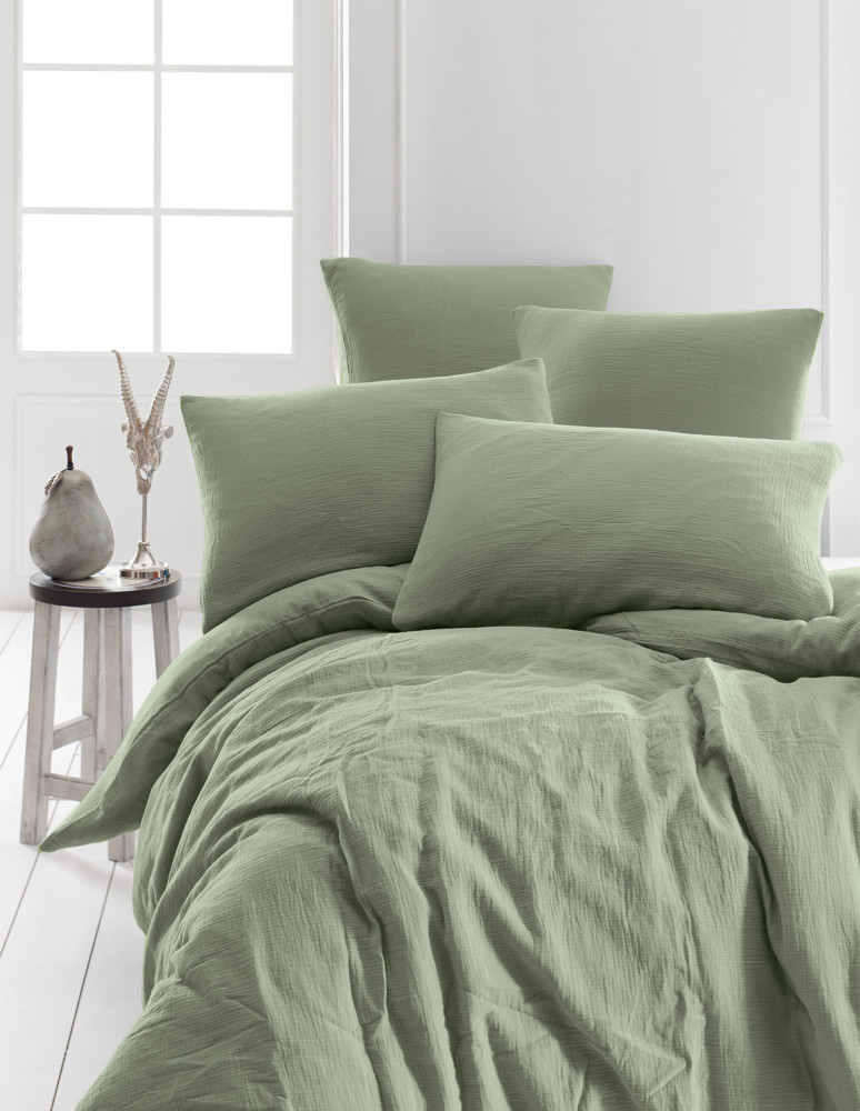 Drap housse en gaze de coton bonnet...