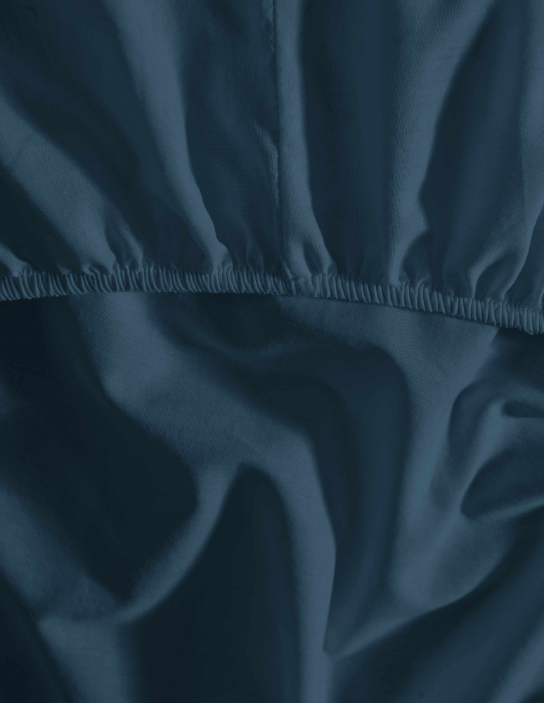 Drap housse en percale lavée bonnet...