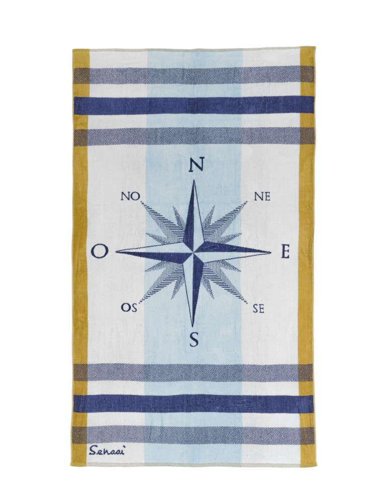 Serviette de plage velours 100x180 cm...