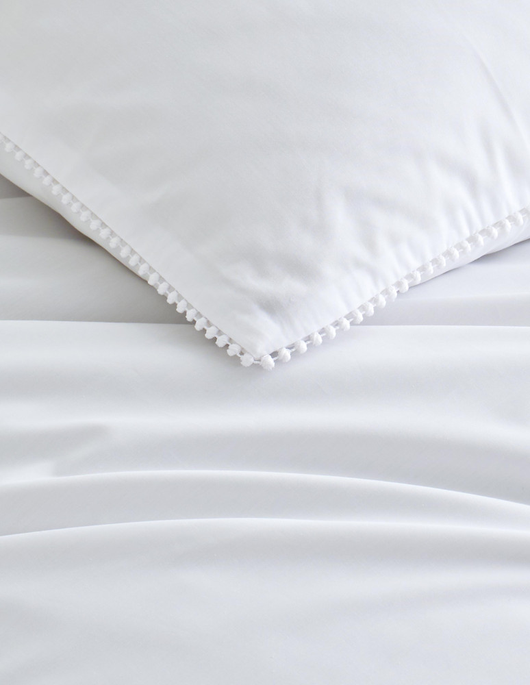 Parure housse de couette percale de...