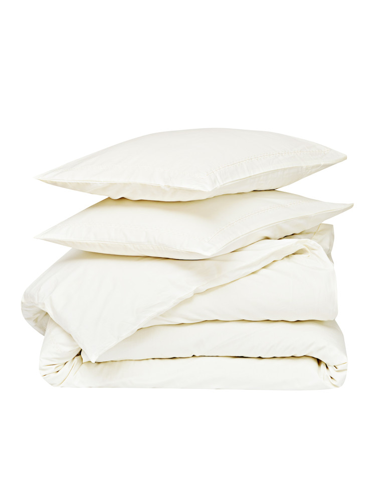 Parure housse de couette percale de...