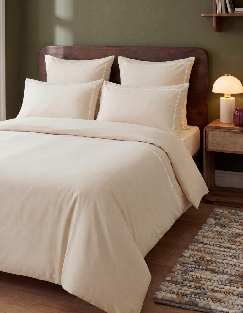 Housse de couette en percale de coton...