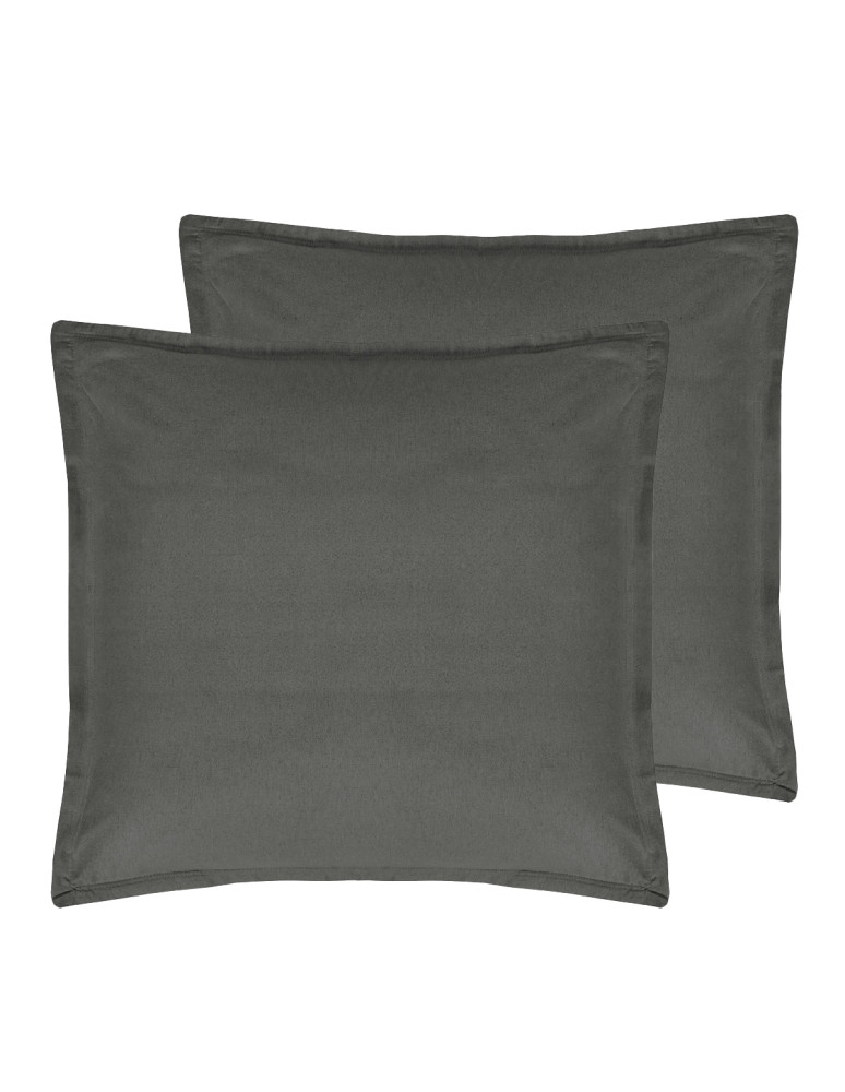 Lot de 2 taies d'oreiller en flanelle...