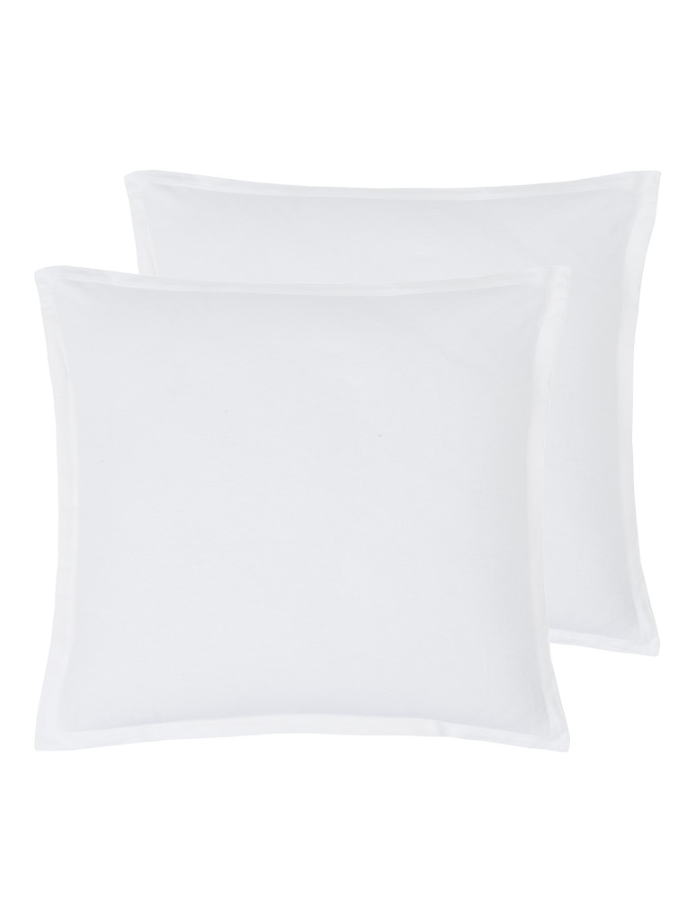 Lot de 2 taies d'oreiller en flanelle...