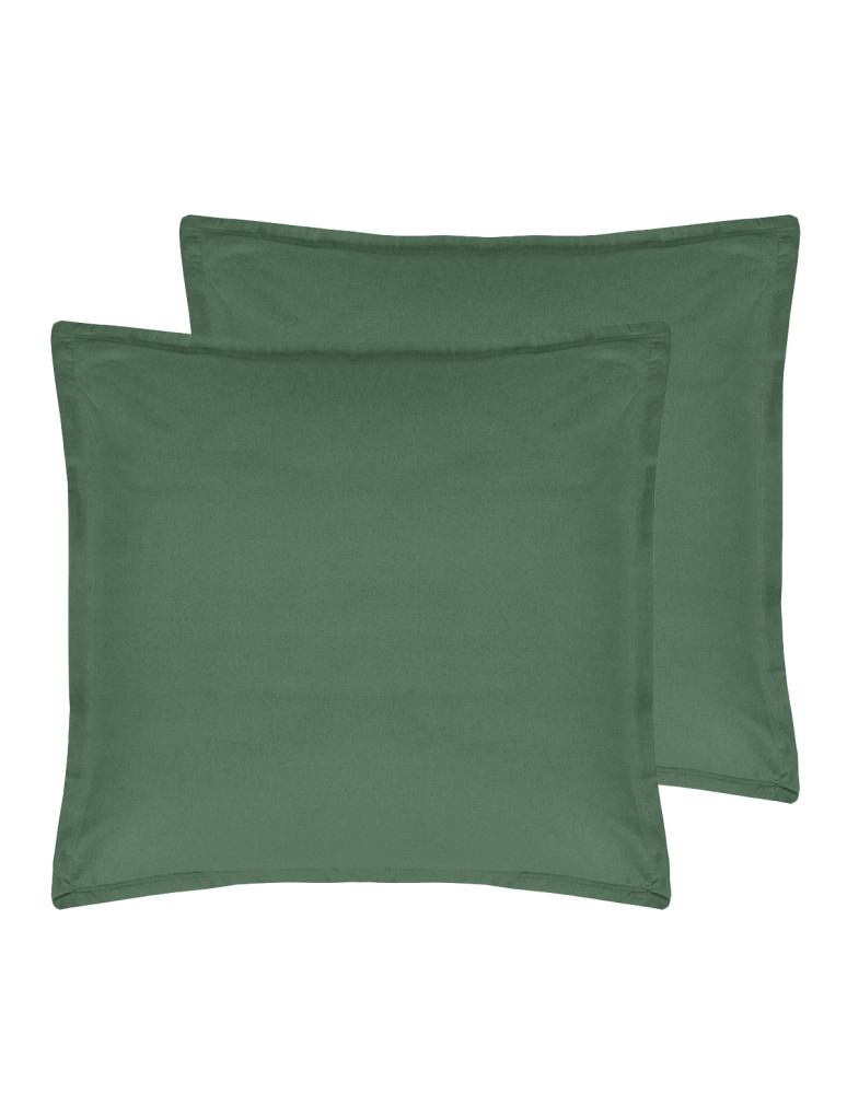 Lot de 2 taies d'oreiller en flanelle...