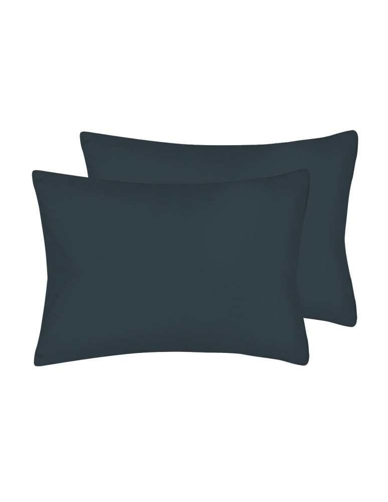 Lot de 2 taies d'oreiller jersey de...