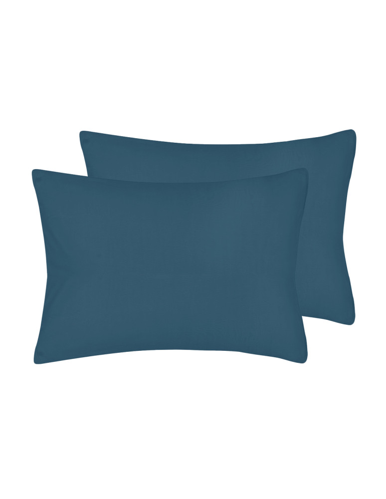 Lot de 2 taies d'oreiller jersey de...