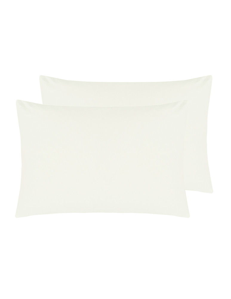 Lot de 2 taies d'oreiller jersey de...