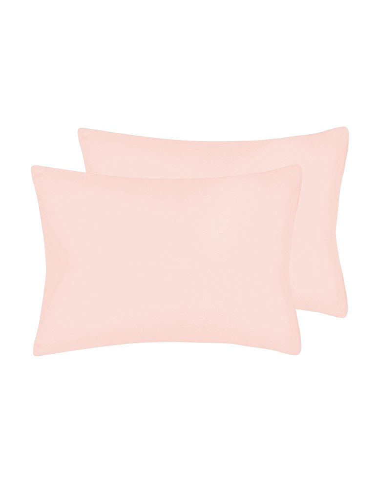 Lot de 2 taies d'oreiller jersey de...