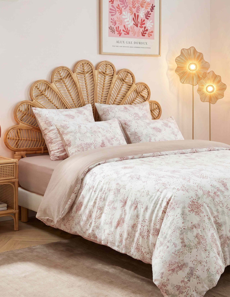 Parure housse de couette gaze de...