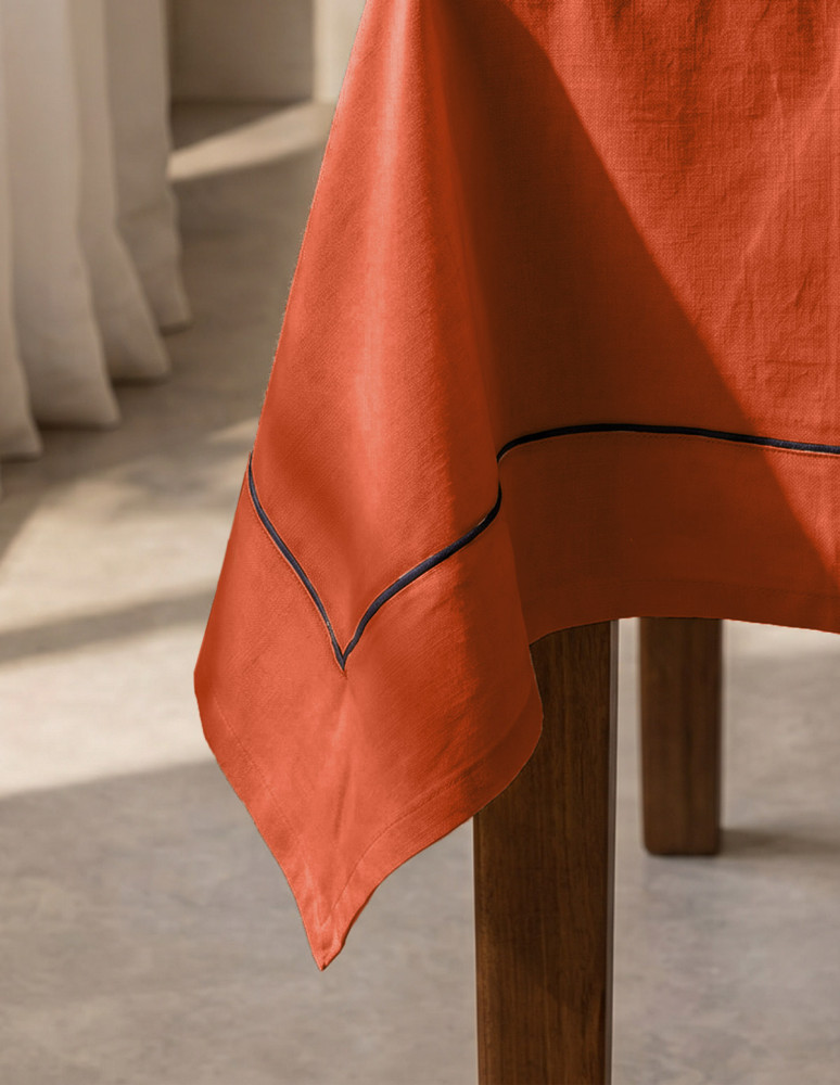 Nappe coton/lin unie SOFT DYED