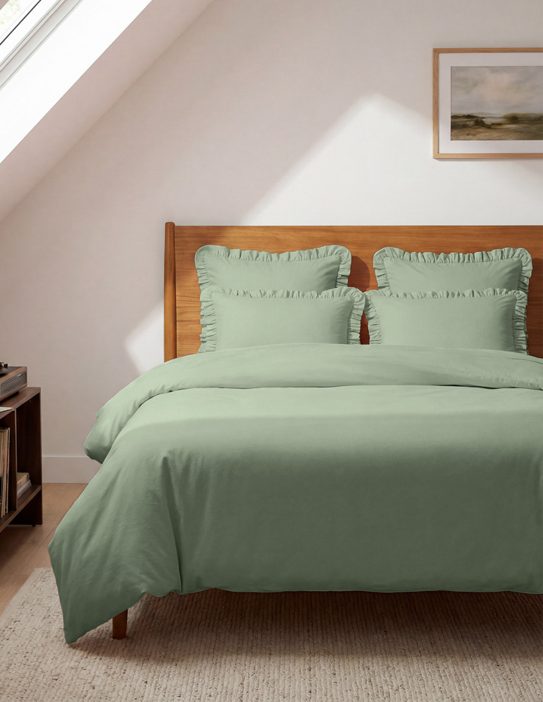 Parure housse de couette avec 2 taies...
