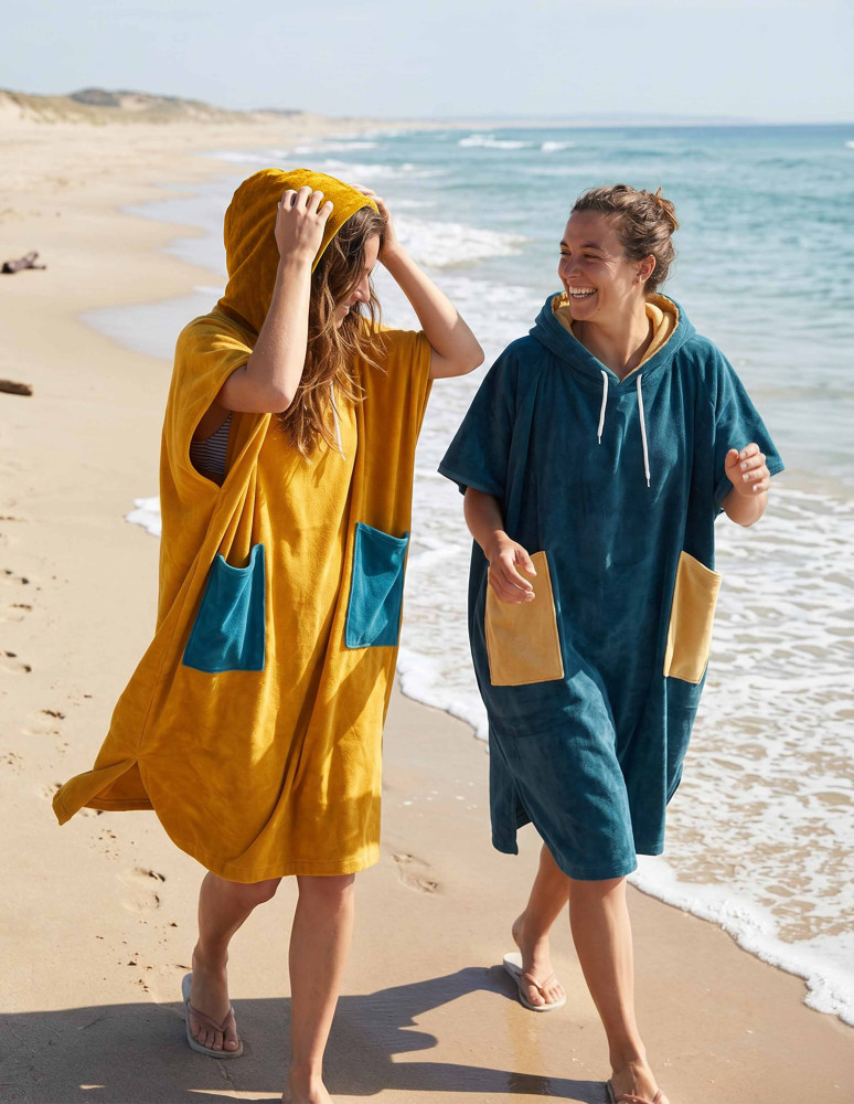 Poncho de plage adulte en... 2