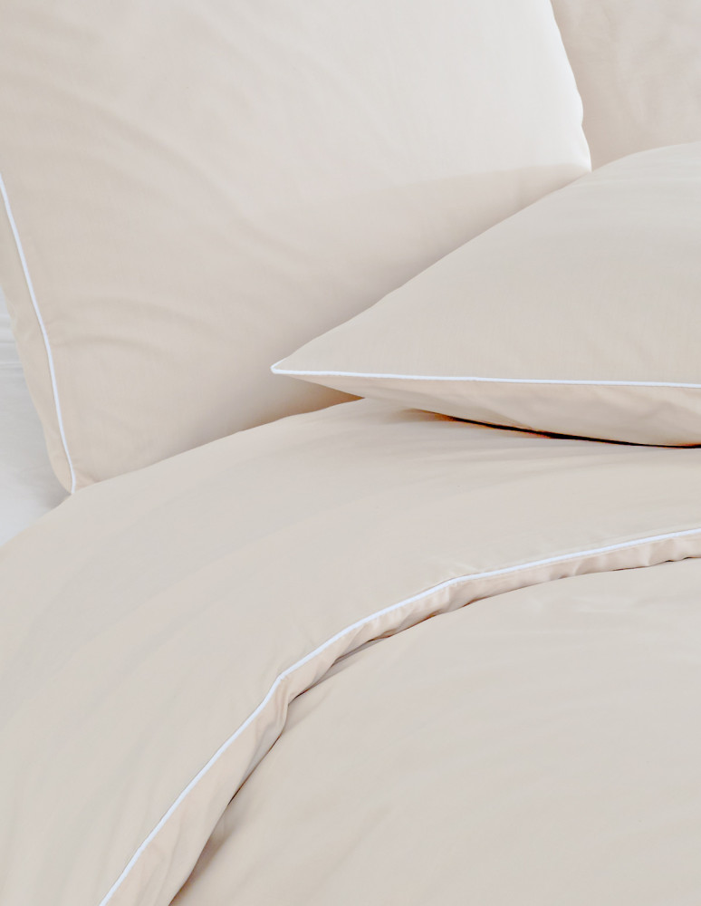 Parure housse de couette percale de...