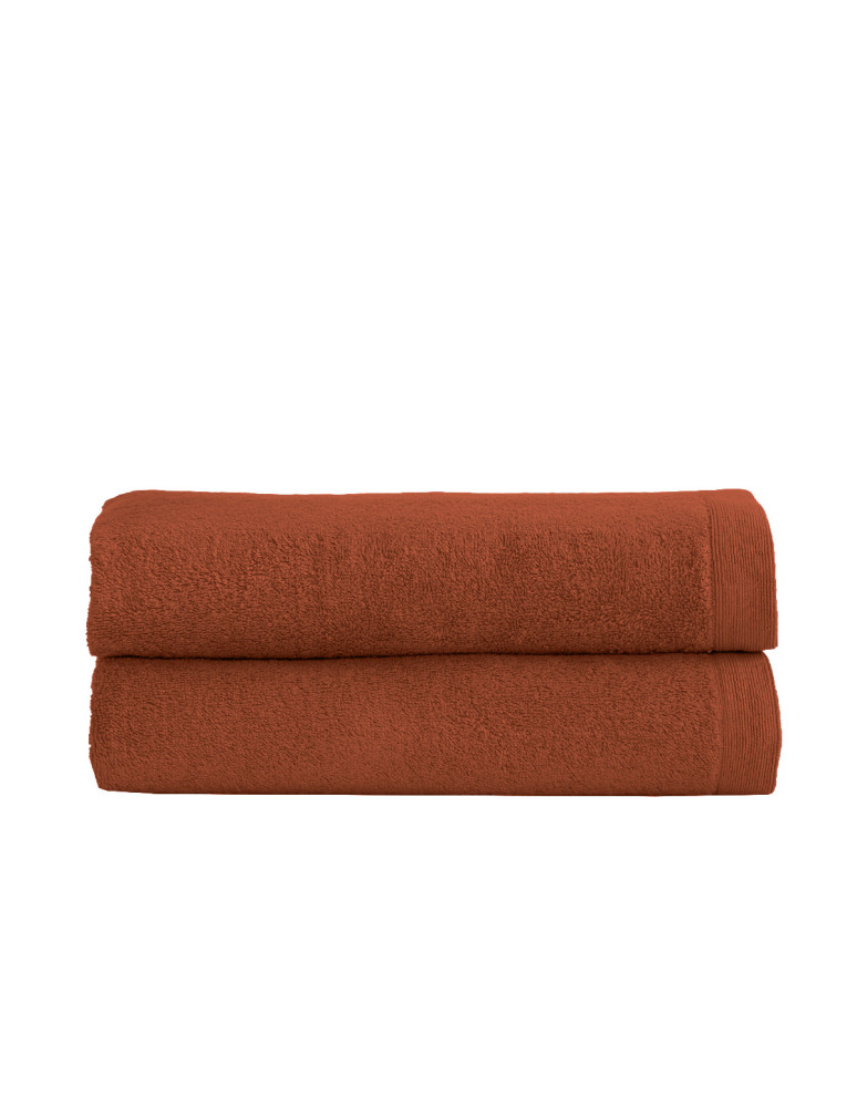 Lot de 2 draps de bain 500...