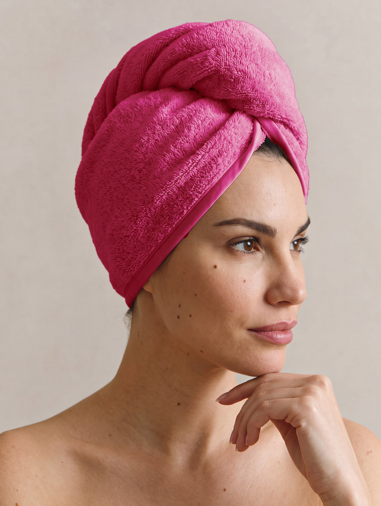 Bonnet turban après bain LUXURY