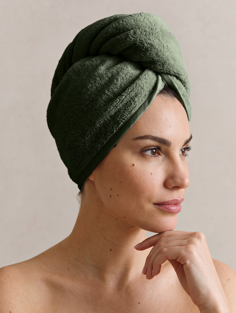 Bonnet turban après bain LUXURY