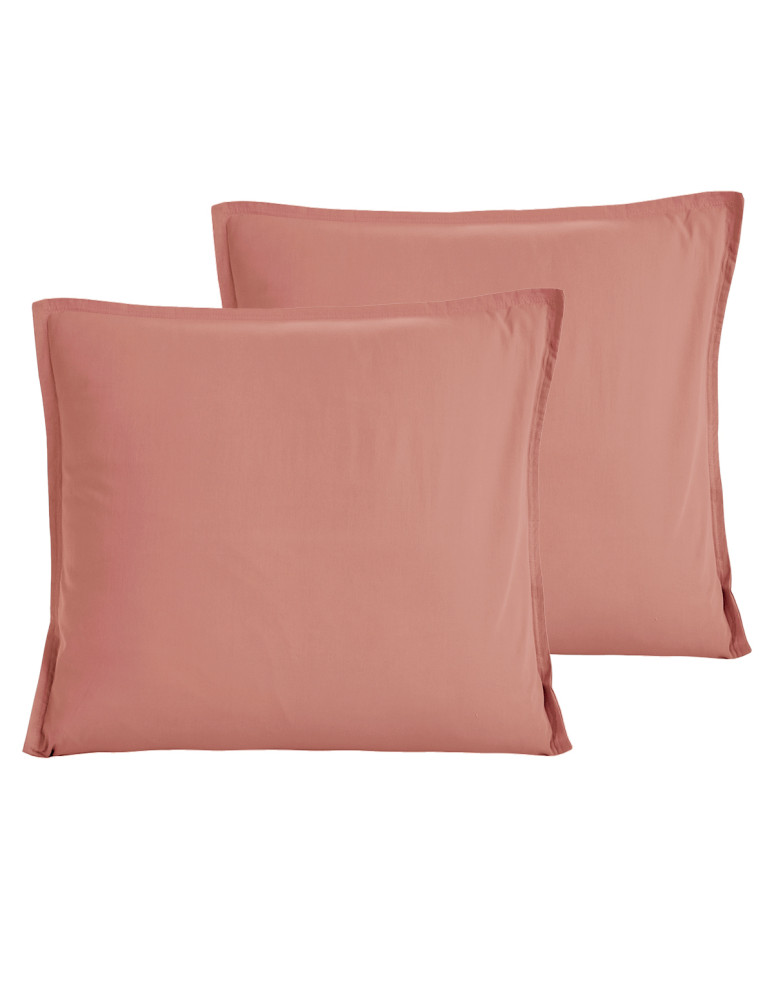 Lot de 2 taies d'oreiller en percale...
