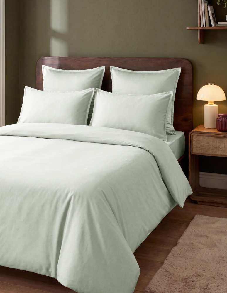 Drap housse satin coton/tencel 200...