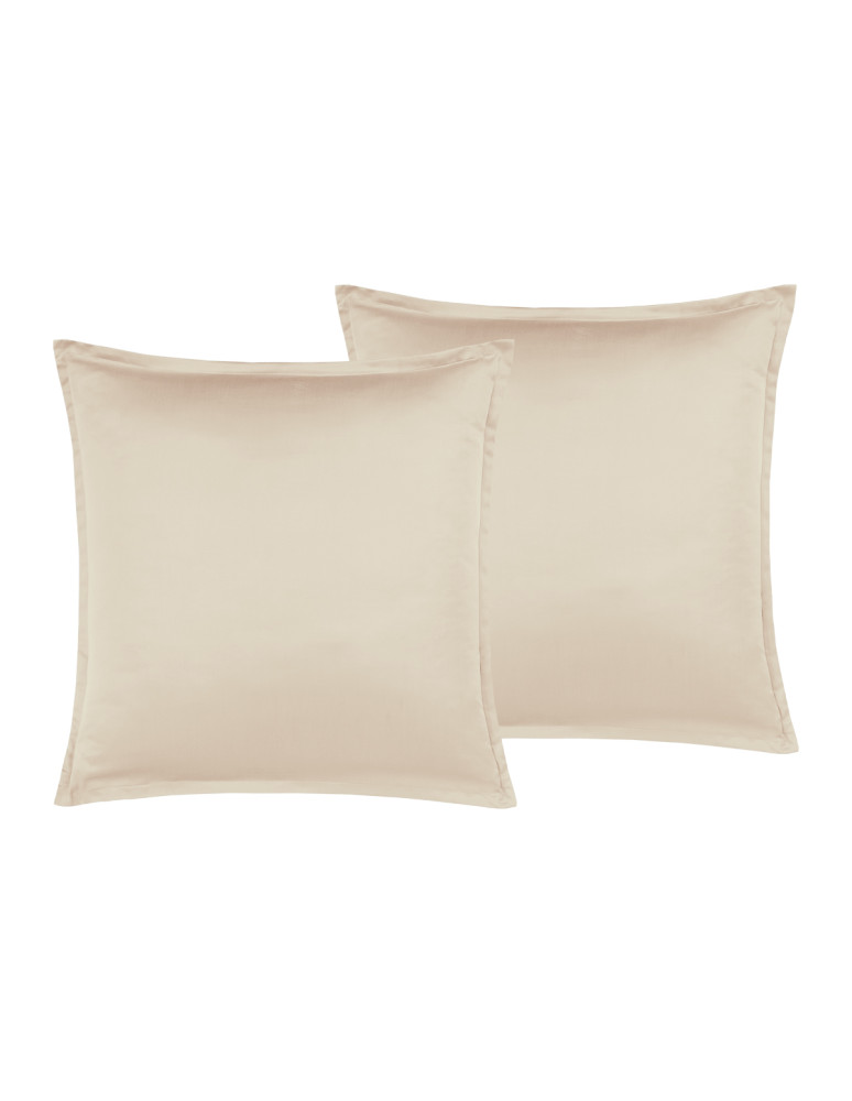 Lot de 2 taies d'oreiller en satin de...