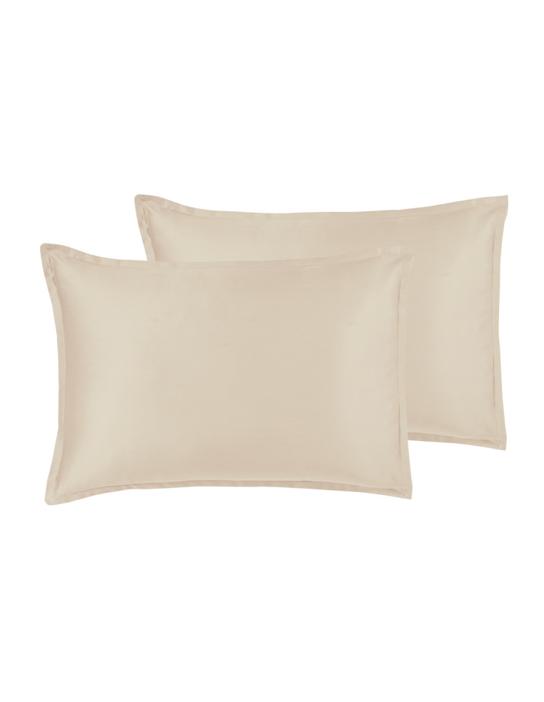Lot de 2 taies d'oreiller en satin de...