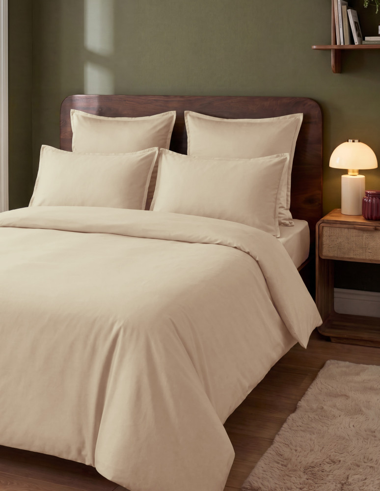 Drap housse satin coton/tencel 200...