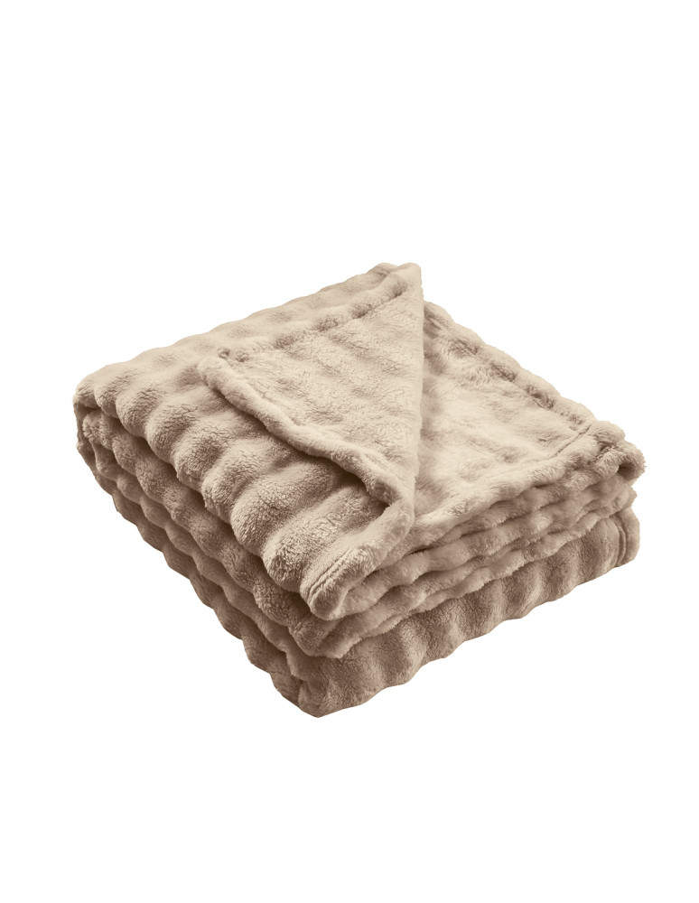Plaid polaire doux et chaux SILBURY HILL