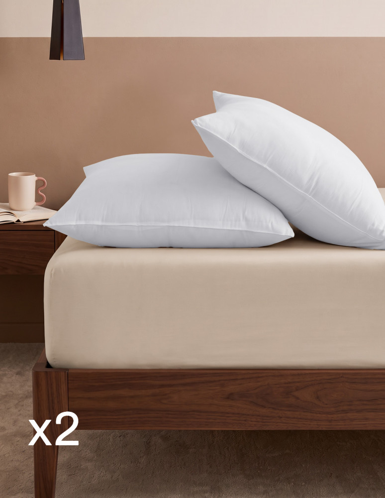 Lot de 2 draps housse...