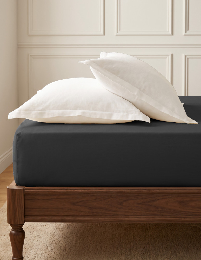 Drap housse en flanelle de coton...