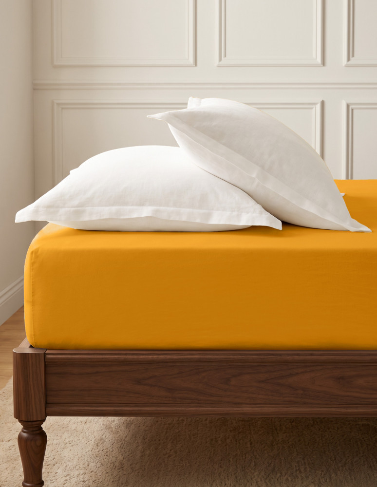 Drap housse en flanelle de coton...