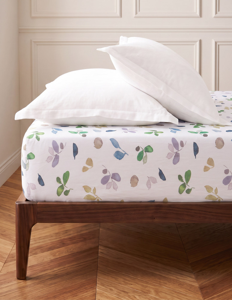 Drap housse en percale de...