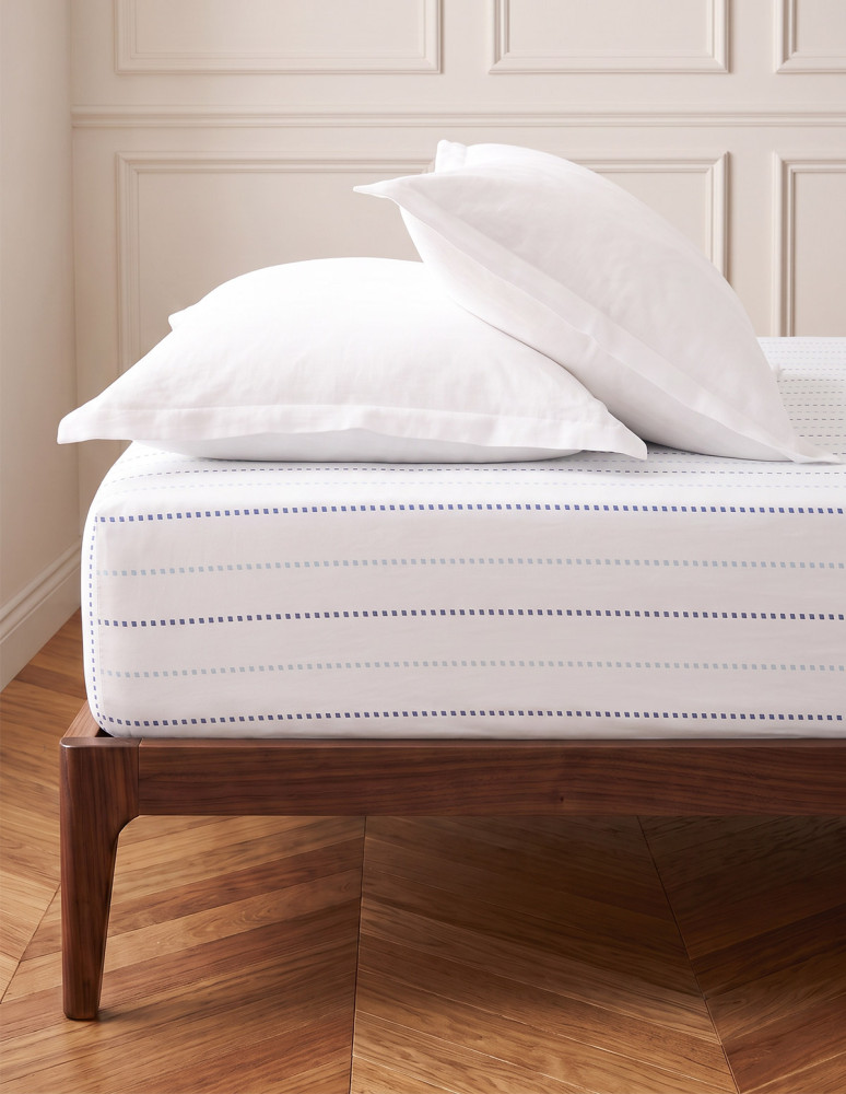 Drap housse en percale de coton...