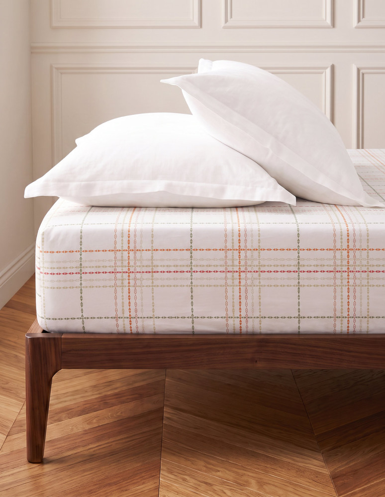 Drap housse en percale de...