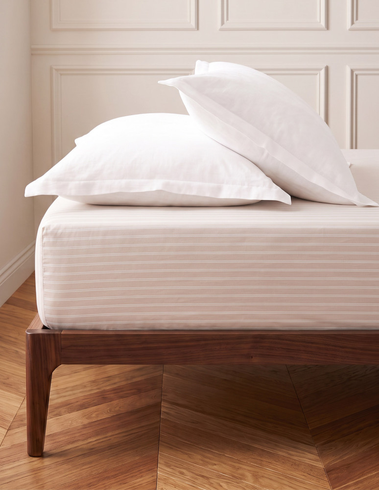 Drap housse en percale de coton...